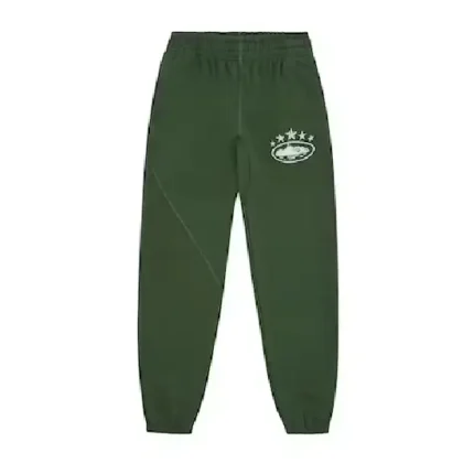 Corteiz 5 Starz Sweatpants Green 2