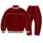 Corteiz VVS Uptown Tracksuit Burgundy 3